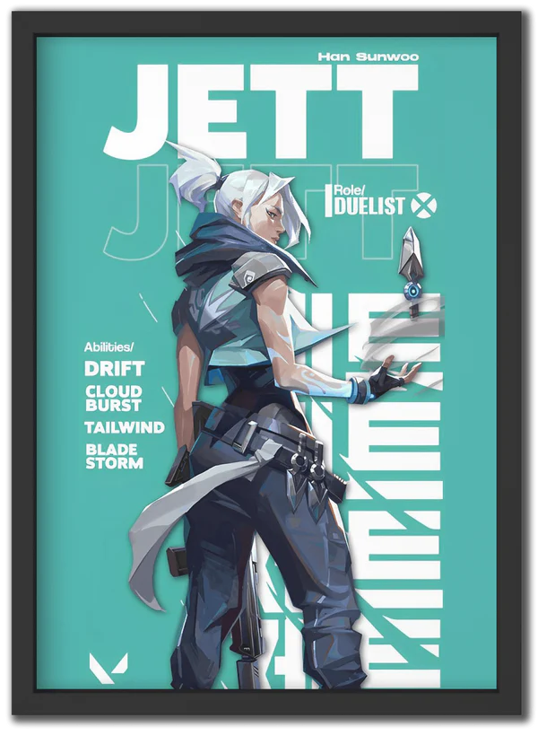 Jett Valorant poster