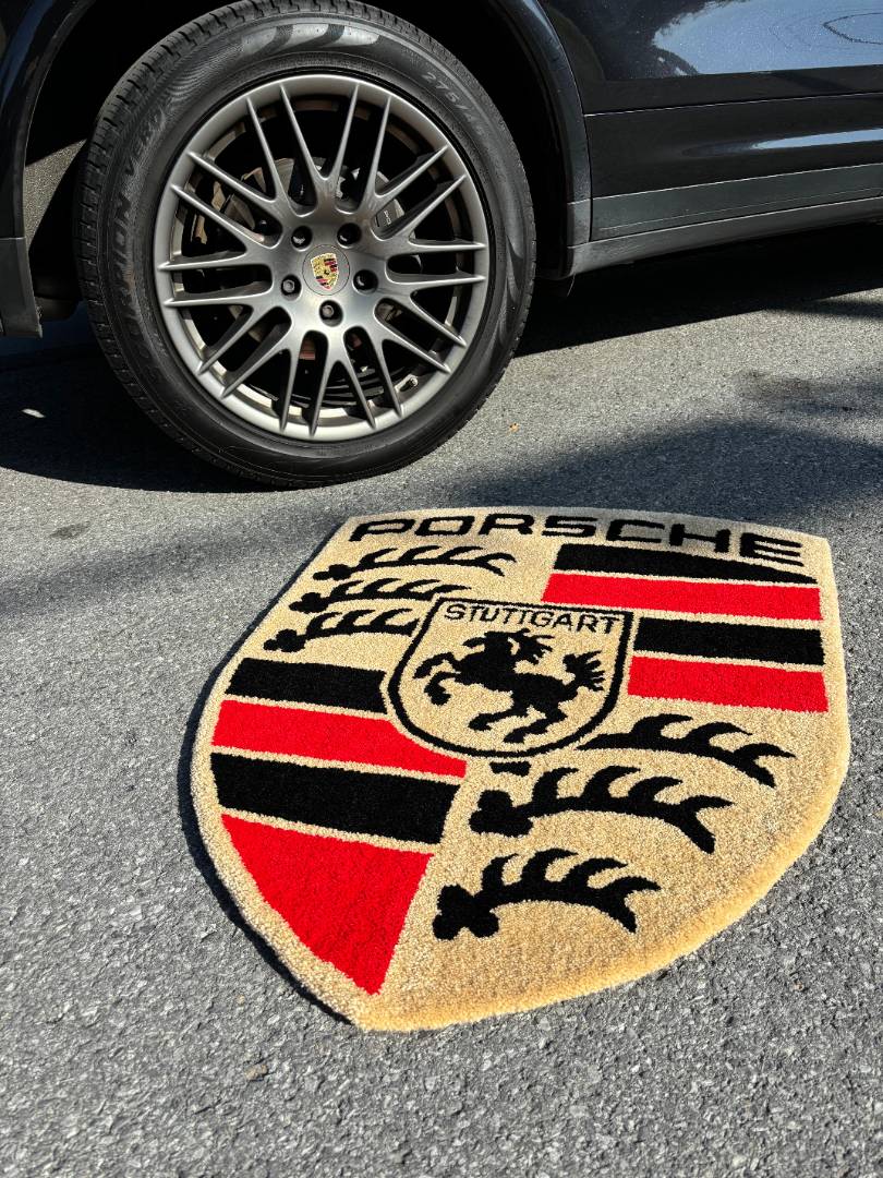 Porsche Logo Rug