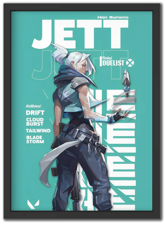 Jett Valorant poster