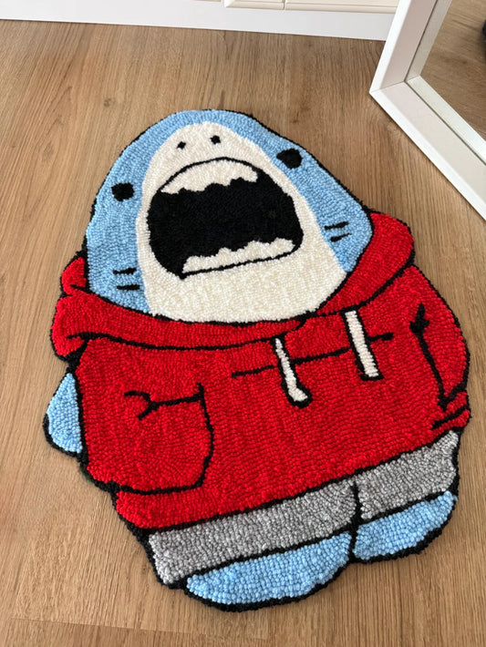 Angry Shark Rug