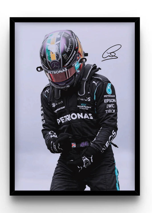 Lewis Hamilton Victory poster